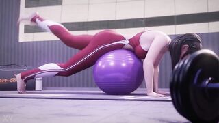 3D Compilation Tifa LockHart Anal Fuck In Gym Final Fantasy 7 Remake