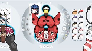 Fapwall [Rule 34 Hentai game] Miracolous ladybug huge black cocks DP