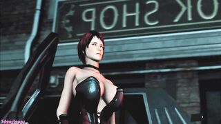 DEAD OR ALIVE honora Resident evil 2 fucked by huge ass of giant monster huge penis p4