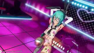 Squirt Dance - Kagura Suzu (Shimakaze cosplay) | Vtuber MMD R-18