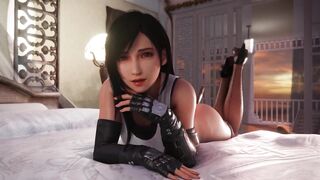 Final Fantasy Tifa Multiple Cumshots (3D Hentai)