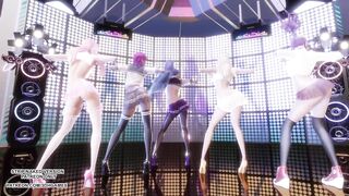 [MMD] Badkiz - Come Closer Sexy Kpop Dance Ahri Akali Seraphine Kaisa Evelynn League Of Legends KDA