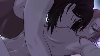 OKONOMIYAKY MikAnnie sex - Mikasa x Annie from Attack on Titan