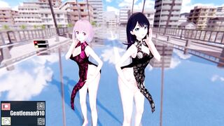 【KKS／MMD】"ANDA - Touch" 新条アカネ 宝多六花【SSSS.GRIDMAN】