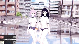 【KKS／MMD】"ANDA - Touch" 新条アカネ 宝多六花【SSSS.GRIDMAN】