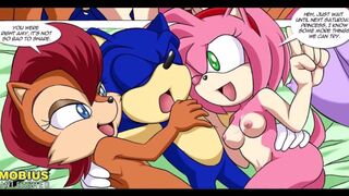 Sonic (Amy Rose Fucking Porn Parody) - Saturday Night Fun #1 (Hard Sex) (Hentai)