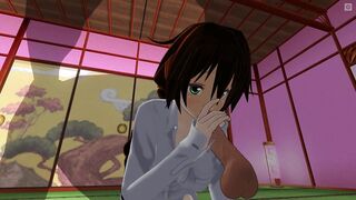 3D HENTAI Cummed on redhead girlfriend all over face