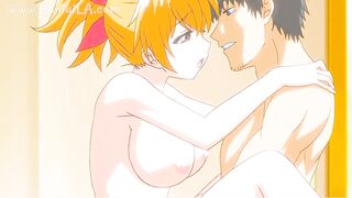 Salió del baño y la esperaban afuera. Hentai sin censura.