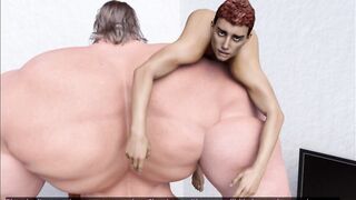 Hulky Girlfriend (Female muscle Growth)