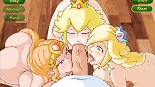 Blowbared Suckletriple x 3 Princesses
