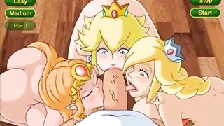 Blowbared Suckletriple x 3 Princesses