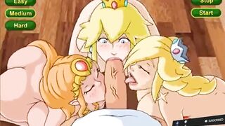 Blowbared Suckletriple x 3 Princesses