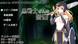 Cute blonde in hentai sex with man and green man in new erotic game video