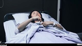Real Life Hentai - Asian chick fucked all the way through in hospital