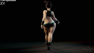 Mei sexy walk 3d animated nude pmv