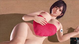 Dead or Alive Xtreme Venus Vacation Nagisa Valentine's Day Heart Cushion Pose Nude Mod Fanservice Ap