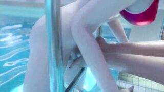 Animation futa sex in the water - shy dickgirl gently fucks a woman