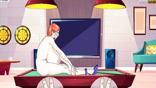 是的，但是是红头发的。来自视频